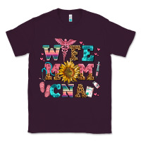 Plum wife mom cna Classic Tee - AdoDesignShop