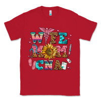Red wife mom cna Classic Tee - AdoDesignShop