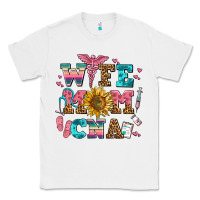 White wife mom cna Classic Tee - AdoDesignShop