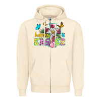 Sandshell happy easter cross Zipper Hoodie - BarkalooDesign
