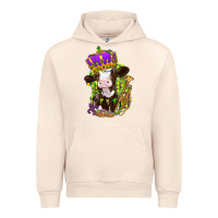 Sandshell Mardi Gras cow Urban Hoodie - NancyCooperArtShop