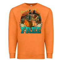 Carrot land of the free Premium Sweatshirt - NancyCooperArtShop
