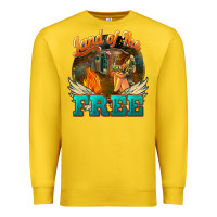 Lemon land of the free Premium Sweatshirt - NancyCooperArtShop