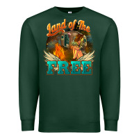 Sports Green land of the free Premium Sweatshirt - NancyCooperArtShop