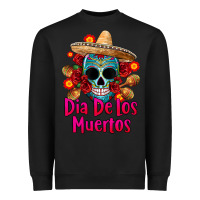 Black dia de los muertos Heavyweight Sweatshirt - CTS Tumbler Store