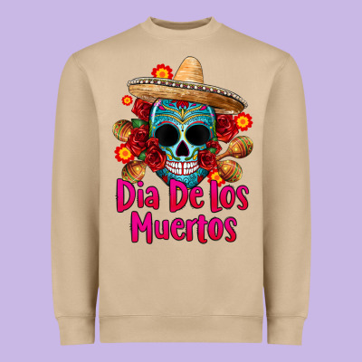 Dia De Los Muertos Heavyweight Sweatshirt Designed By Cts Tumbler Store