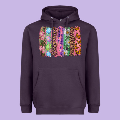 Western Easter Brushstroke Heavyweight Hoodie Designed By Nancycooperartshop