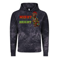 Cloud Black merry and bright labrador Vintage Hoodie - RanaPortraitStore