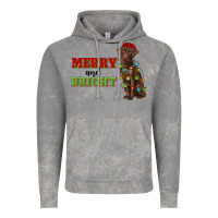 Cloud Rock merry and bright labrador Vintage Hoodie - RanaPortraitStore