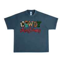 Midnight Navy howdy christmas Urban Heavy Tee - FaDigitalArtStudio