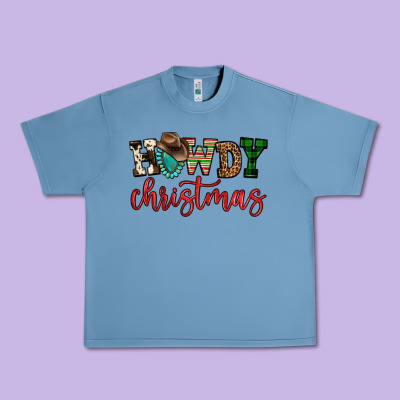 Howdy Christmas Urban Heavy Tee Designed By Fadigitalartstudio