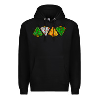 Black christmas tree cookies Premium Hoodie - LillyAllenDesigns