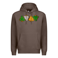 Coffee christmas tree cookies Premium Hoodie - LillyAllenDesigns
