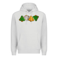 Dove Grey christmas tree cookies Premium Hoodie - LillyAllenDesigns