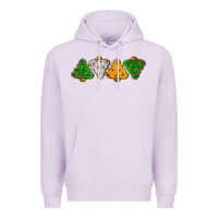 Lilac christmas tree cookies Premium Hoodie - LillyAllenDesigns