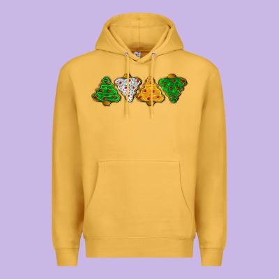 Christmas Tree Cookies Premium Hoodie Designed By Lillyallendesigns