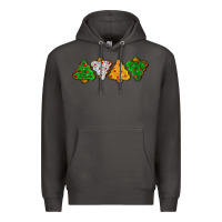 Smoke christmas tree cookies Premium Hoodie - LillyAllenDesigns