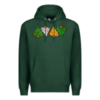 Sports Green christmas tree cookies Premium Hoodie - LillyAllenDesigns