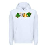 White christmas tree cookies Premium Hoodie - LillyAllenDesigns