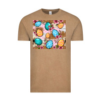 Vintage Coffee Easter eggs cowhide leopard tumbler Easter Day Vintage Tee - Neo Western