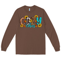 Chestnut Cozy Vibes Fall Sunflowers Long Sleeve Tee - Artiststas