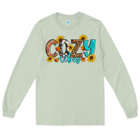 Matcha Cozy Vibes Fall Sunflowers Long Sleeve Tee - Artiststas