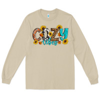 Mushroom Cozy Vibes Fall Sunflowers Long Sleeve Tee - Artiststas