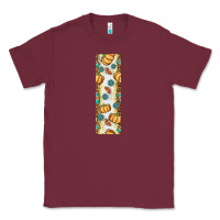 Burgundy pumpkin fall Classic Tee - BundleAndBundleShop