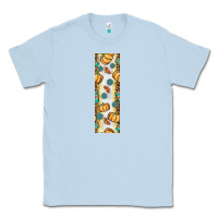 Dusty Blue pumpkin fall Classic Tee - BundleAndBundleShop
