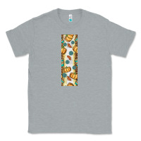 Heather Grey pumpkin fall Classic Tee - BundleAndBundleShop