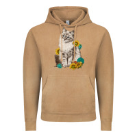 Vintage Camel siberian cat sunflower and gemstone Vintage Hoodie - texasbilliewilder