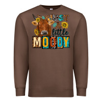 Chestnut just a little moody with cow Premium Sweatshirt - NancyCooperArtShop