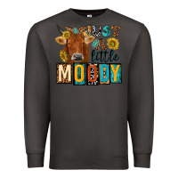 Smoke just a little moody with cow Premium Sweatshirt - NancyCooperArtShop