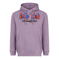 Lavender 4th of july nursing administrator Heavyweight Hoodie - NancyCooperArtShop