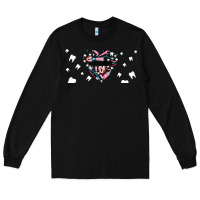 Black dental life dentist elements Long Sleeve Tee - AdoDesignShop
