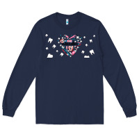 Navy dental life dentist elements Long Sleeve Tee - AdoDesignShop