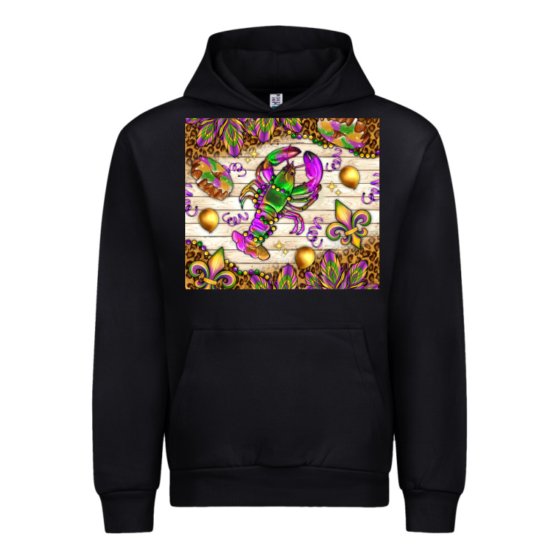 Mardi Gras With Crab Urban Hoodie by NancyCooperArtShop | Teevron