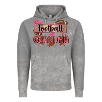 Cloud Rock football grandma with leopard Vintage Hoodie - Zillion Design Studio