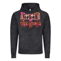Vintage Black football grandma with leopard Vintage Hoodie - Zillion Design Studio