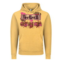 Football Grandma With Leopard Vintage Hoodie | Teevron