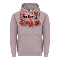 Vintage Zinc football grandma with leopard Vintage Hoodie - Zillion Design Studio
