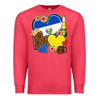 Cardinal el salvador hearts Premium Sweatshirt - NancyCooperArtShop