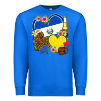 True Royal el salvador hearts Premium Sweatshirt - NancyCooperArtShop