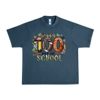 Midnight Navy happy 100 americana football basketball day of sch Urban Heavy Tee - RacoonDesign