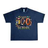 Navy happy 100 americana football basketball day of sch Urban Heavy Tee - RacoonDesign