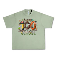 Oil Green happy 100 americana football basketball day of sch Urban Heavy Tee - RacoonDesign