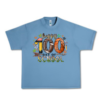Pebble Blue happy 100 americana football basketball day of sch Urban Heavy Tee - RacoonDesign