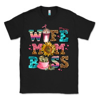 Black wife mom boss Classic Tee - AdoDesignShop