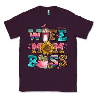 Plum wife mom boss Classic Tee - AdoDesignShop