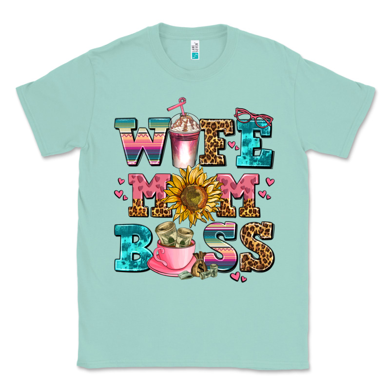 Wife Mom Boss Classic Tee by AdoDesignShop | Teevron